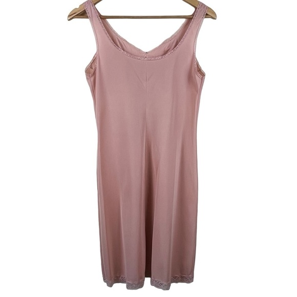 Vintage Women’s Dusty Rose Slip Dress Nightgown Made in Italy Size XS - Small - Picture 2 of 10